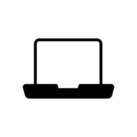Laptop Symbol Design Vorlage vektor