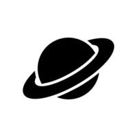 Saturn Symbol Design Vorlage vektor