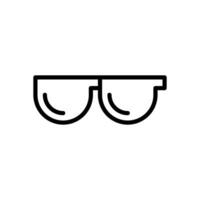 Sonnenbrille Symbol Design Konzept vektor