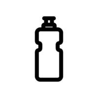 Wasser Flasche Symbol Design Vorlage vektor