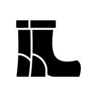 Stiefel Symbol Design Vorlage vektor