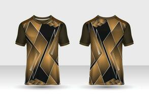 framsida bak tshirt design. sportdesign för fotboll, racing, cykling, speltröja vektor. vektor