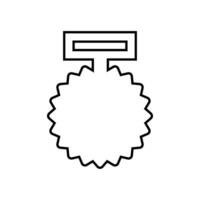 Medaille Vorlage Symbol Vektor. vergeben gestalten Illustration unterzeichnen. Medaille Laser- Schneiden Symbol oder Logo. vektor