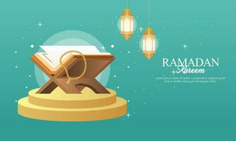 islamic ramadan kareem firande. islamic hälsning kort mall med ramadan för tapet design vektor
