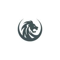 cirlce lejon, modern mall logotyp design vektor