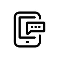 Smartphone Symbol im modisch Gliederung Stil isoliert auf Weiß Hintergrund. Smartphone Silhouette Symbol zum Ihre Webseite Design, Logo, Anwendung, ui. Vektor Illustration, Folge10.