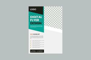 Poster Flyer Broschüre Broschüre Cover Design Layout Platz für Foto Hintergrund, Vektor-Illustration Vorlage in a4 Größe vektor