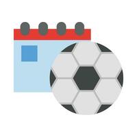 fotboll schema vektor platt ikon för personlig och kommersiell använda sig av.