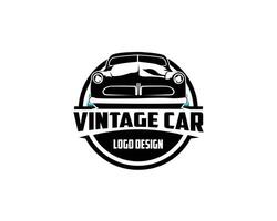 årgång 1932 vadställe cupe bil. isolerat på vit bakgrund sett från de främre. bäst för logotyper, märken, emblem och ikoner vektor