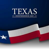 Texas Unabhängigkeit Tag Hintergrund Design. vektor