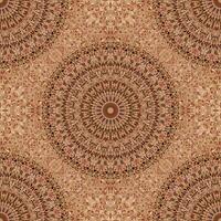geometrisk sömlös mandala prydnad mönster design - andlig bohemisk blommig orientalisk vektor bakgrund