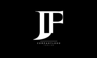 Alphabet Briefe Initialen Monogramm Logo jp,jp initial,jp Brief vektor