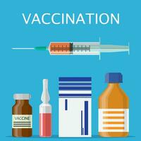 Impfung Konzept Poster vektor