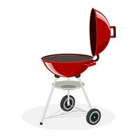 runden Grill Grill vektor