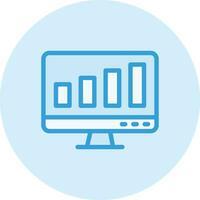 Statistiken Vektor Symbol Design Illustration