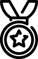 vinnare Framgång ikon symbol vektor bild. illustration av trofén tilldela mästare vinna mästerskap säng design bild