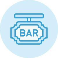 Bar Tafel Vektor Symbol Design Illustration