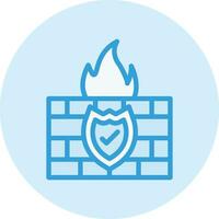 Firewall-Vektor-Icon-Design-Illustration vektor