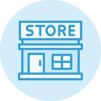 livsmedelsbutik vektor ikon design illustration