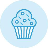 Muffin-Vektor-Icon-Design-Illustration vektor