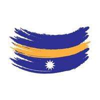 nauru-flaggensymbol vektor