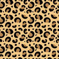 Leopard, nahtlos animalisch Muster. abstrakt Illustration. Safari, Tier Haut. zum Hintergrund Stoff Verpackung Hintergrund. vektor