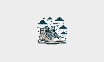 Schuhe Vektor Illustration eben Design