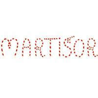 martisor Beschriftung mit gestreift Zeichenfolge rot und Weiß. marteniza Symbol von Frühling. vektor