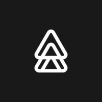 abstrakt Dreieck Logo Vorlage Design vektor