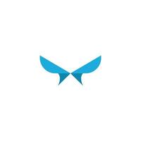 Schmetterling modern Logo einfach Vektor Vorlage