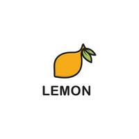frisch Zitrone Logo Vektor