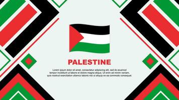 palestina flagga abstrakt bakgrund design mall. palestina oberoende dag baner tapet vektor illustration. palestina flagga