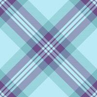 Textur Stoff Vektor von Plaid nahtlos prüfen mit ein Textil- Tartan Muster Hintergrund.