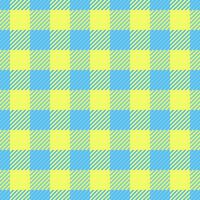 feminin Textur prüfen Hintergrund, bilden Plaid Tartan nahtlos. Dame Stoff Vektor Muster Textil- im Limette und cyan Farben.