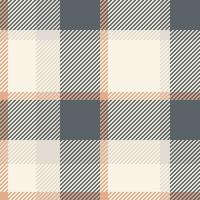pläd sömlös vektor av kolla upp textil- textur med en tyg tartan mönster bakgrund.