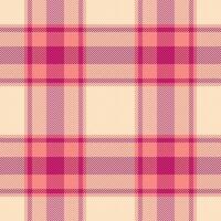 Tartan Textur prüfen von Textil- Muster Stoff mit ein Vektor Plaid Hintergrund nahtlos.