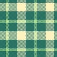 nahtlos Muster prüfen von Textil- Stoff Hintergrund mit ein Textur Tartan Vektor Plaid.