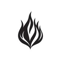 Feuer Flamme Symbol Vektor Design Symbol von Leistung und Energie. eben Stil