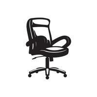 kontor stol ikon. vektor illustration. isolerat på vit bakgrund.