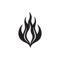 Feuer Flamme Symbol Vektor Design Symbol von Leistung und Energie. eben Stil