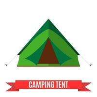 camping tält vektor ikon.