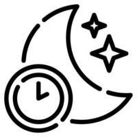 Mitternacht Symbol zum uiux, Netz, Anwendung, Infografik, usw vektor