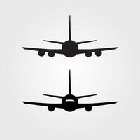 Flugzeug oder Flugzeug Symbol, vektor