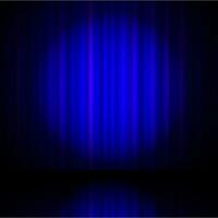blå ridå från de teater vektor