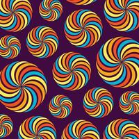 bunt Spiral- Muster Vektor Illustration