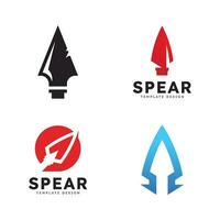 Speer Logo Vektor Symbol Vorlage Design