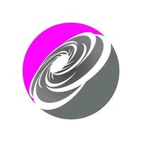 Hurrikan Logo Symbol abstrakt Symbol Vektor Illustrationtwist oder Twister Logo Vorlage