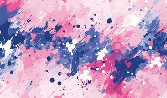 abstrakt bunt Farbe Spritzer Muster, minimalistisch Hintergründe, Licht Rosa und Licht Marine, Fett gedruckt Farben, schwer Pinselstriche, abstrakt vektor