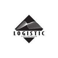 logistik logo symbol illustration vektor design verteilung symbol lieferung von waren wirtschaft finanzen