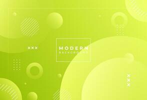 modern Hintergrund abstrakt. bunt, hell. Grün Gradation. Memphis vektor